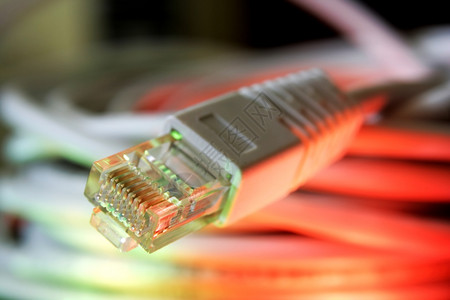 网络电缆rj45型高清图片