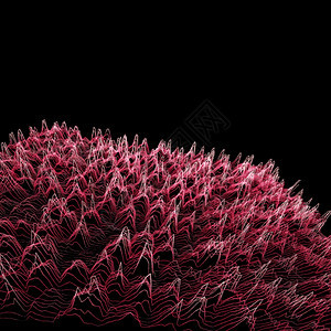矢量充满活力的红色波现代抽象数字闪烁图形设计损坏的数据文件背景图片
