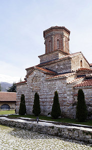 圣神修道院靠近奥赫里德马塞多尼亚图片