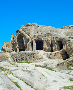 山洞是一个古老的岩石城镇位于东乔治加哥里斯迪达卡特利图片