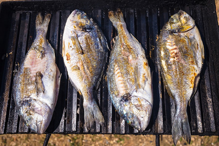 烤淡水鱼图片
