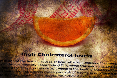 高胆固醇态概念图片