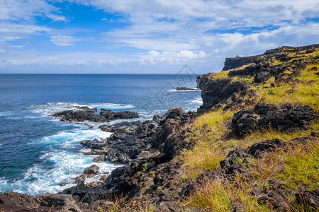 东岛悬崖及太平洋海景西图片