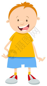 漫画小男孩图片
