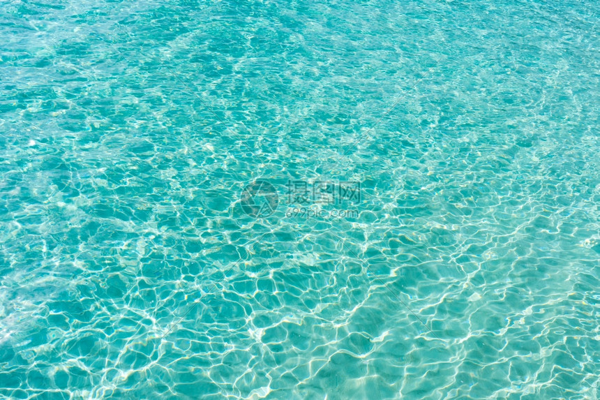海水或洋含透明的蓝水