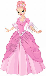 美丽的童话公主插图图片