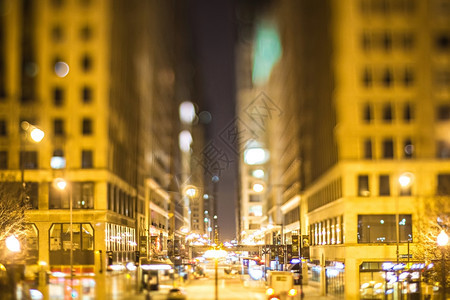 夜间城市风景图片