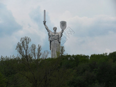 雕塑祖国乌克兰基辅图片