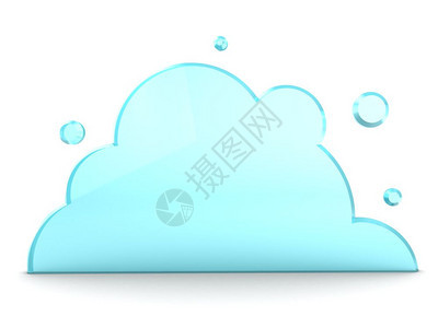 抽象的3d云背图或框架元素插图片