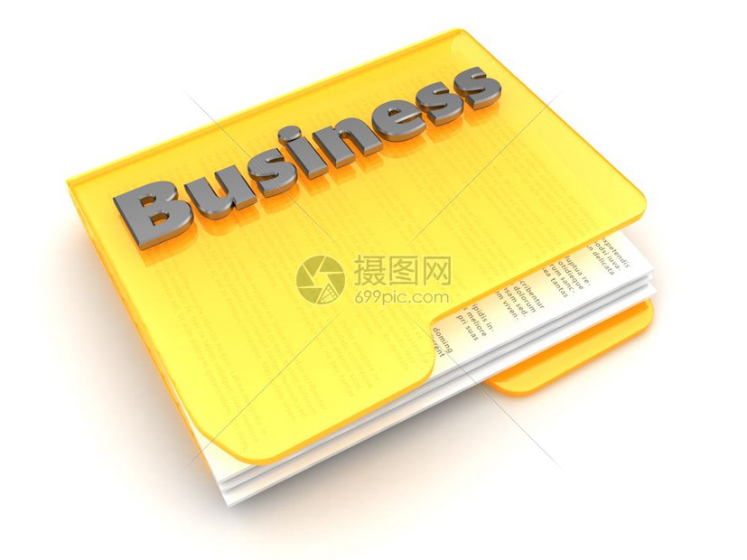 3d商务文件夹插图高清图片下载-正版图片303339434-摄图网