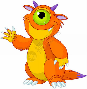 卡通野怪图片