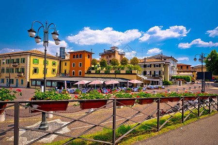 彩色建筑观lagodiar意塔利的名人区域图片