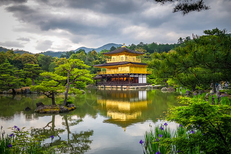 日本京都的金阁寺展馆金阁寺京都日本图片