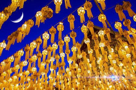北泰国部传统灯图片
