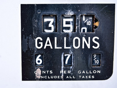 美国老式天然气泵板图片