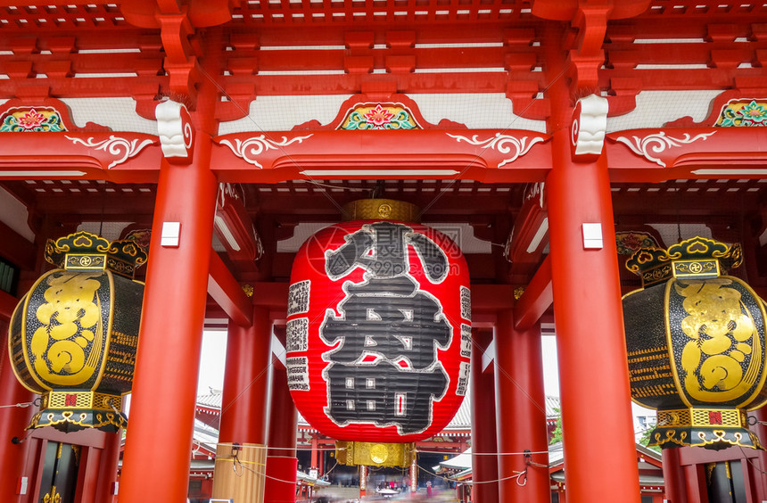 卡米纳里蒙门的灯笼东京日本卡米纳里蒙门的灯笼日本