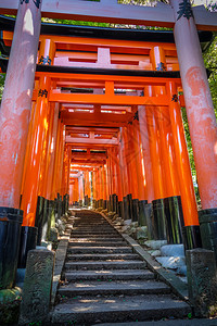 伏伊纳里祠fushimnartshori圣殿京都雅潘背景