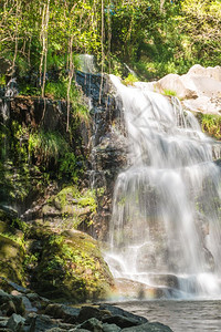 在卡布丽亚的美瀑布断开伏加阿维罗波尔加图片