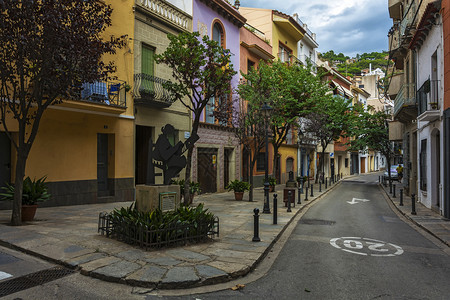 西班牙美丽的城市风景图片