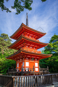 在清水寺的宝塔吉安京都日本日本京都清水寺宝塔图片