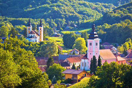 克里格瓦塔村和绿地croati的Medjmure地区图片