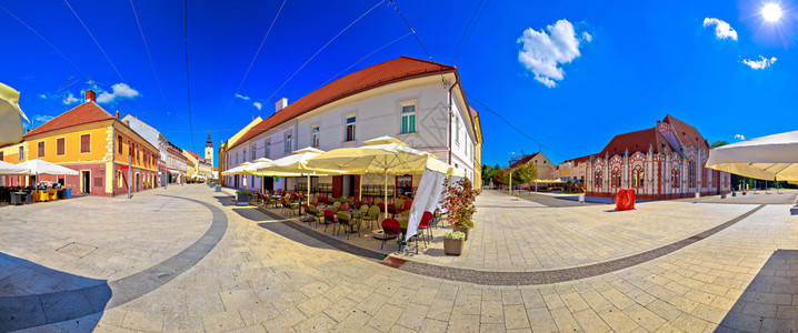 Cakovec镇广场croati的Medjmure地区图片