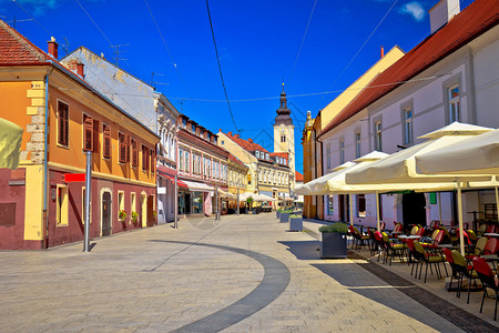Cakovec镇主要街道roati的Medjmure地区图片