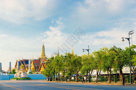 美丽的地标景色位于Bangko的皇宫图片