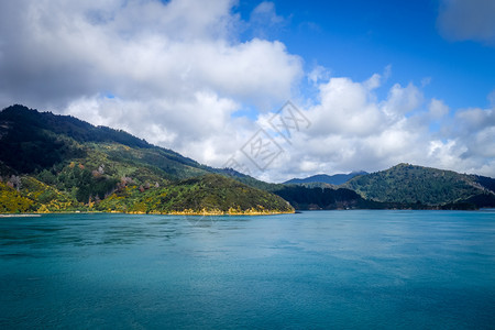 Marlbough听起来像海岸和山丘新西兰marlbough的声音新西兰图片