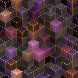 彩色3d立方体框抽象设计背景背景图片