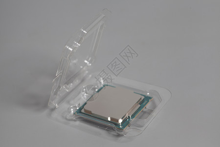 中央处理器cpu处理器微芯片塑料包装中的微芯片图片