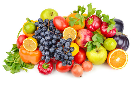 蔬菜水果大联欢，矿物蛋白质背景图片