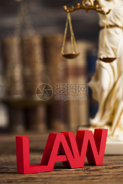 法律概念司雕像举证责任法律主题图片