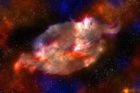 宇宙中的星河背景图片