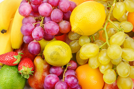 成熟水果的美丽背景有机健康食品图片