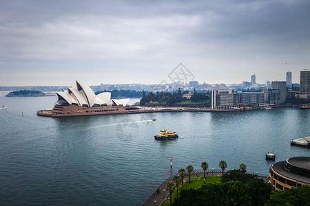 sydne市中心歌剧院全景奥斯特里亚苏德尼市中心和歌剧院奥斯特利亚图片