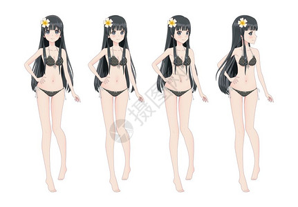 海滩比基尼美女设计计