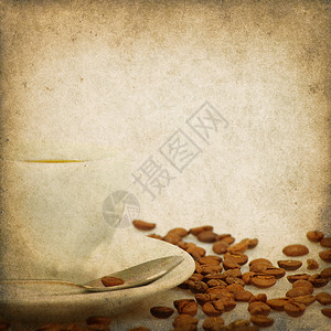 古咖啡背景图片
