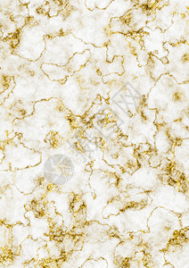 细的白色大理石和金光滑纹理作为抽象背景图片