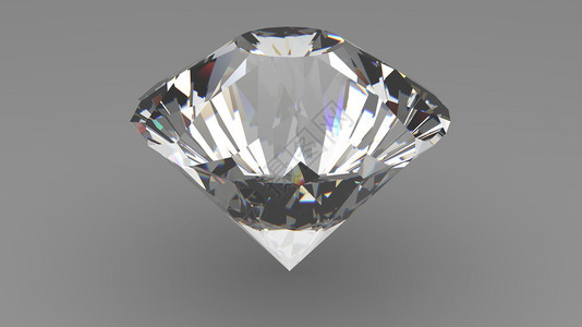 3d钻石以灰色背景成3d钻石以灰色背景成图片