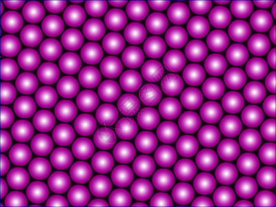 黑色表面的梯度紫球抽象模式图片