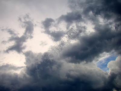 乌云自然背景的阴暗天空背景图片