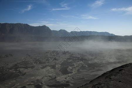 溴火山雅瓦印地安多尼西亚火山闪亮多彩的生动主题图片