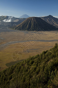 溴火山雅瓦印地安多尼西亚火山闪亮多彩的生动主题图片