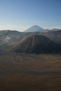 溴火山雅瓦印地安多尼西亚火山闪亮多彩的生动主题图片