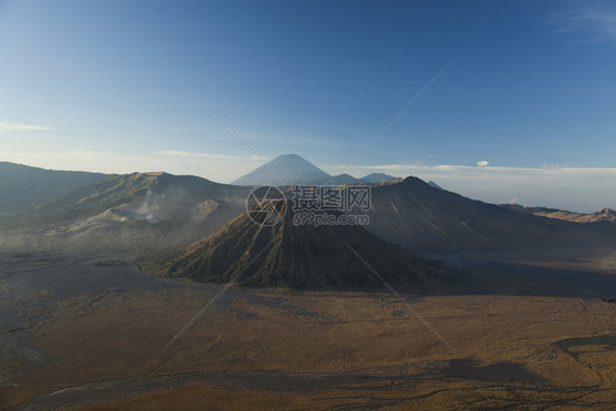 溴火山雅瓦印地安多尼西亚火山闪亮多彩的生动主题图片