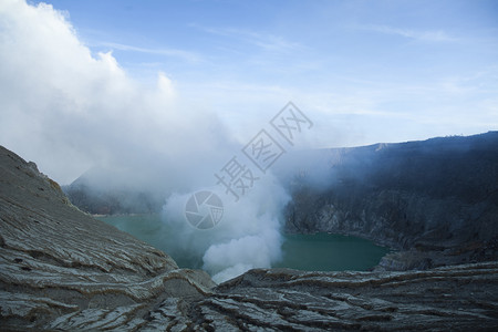 火山伊延雅瓦印地安闪亮多彩的生动主题图片