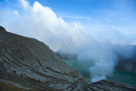 火山伊延雅瓦印地安闪亮多彩的生动主题图片