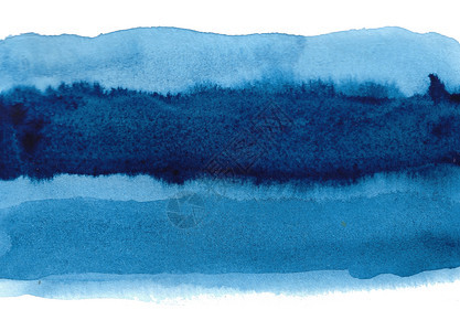 蓝色抽象水背景手画图示图片