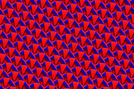 红色和蓝的抽象对称模式图片